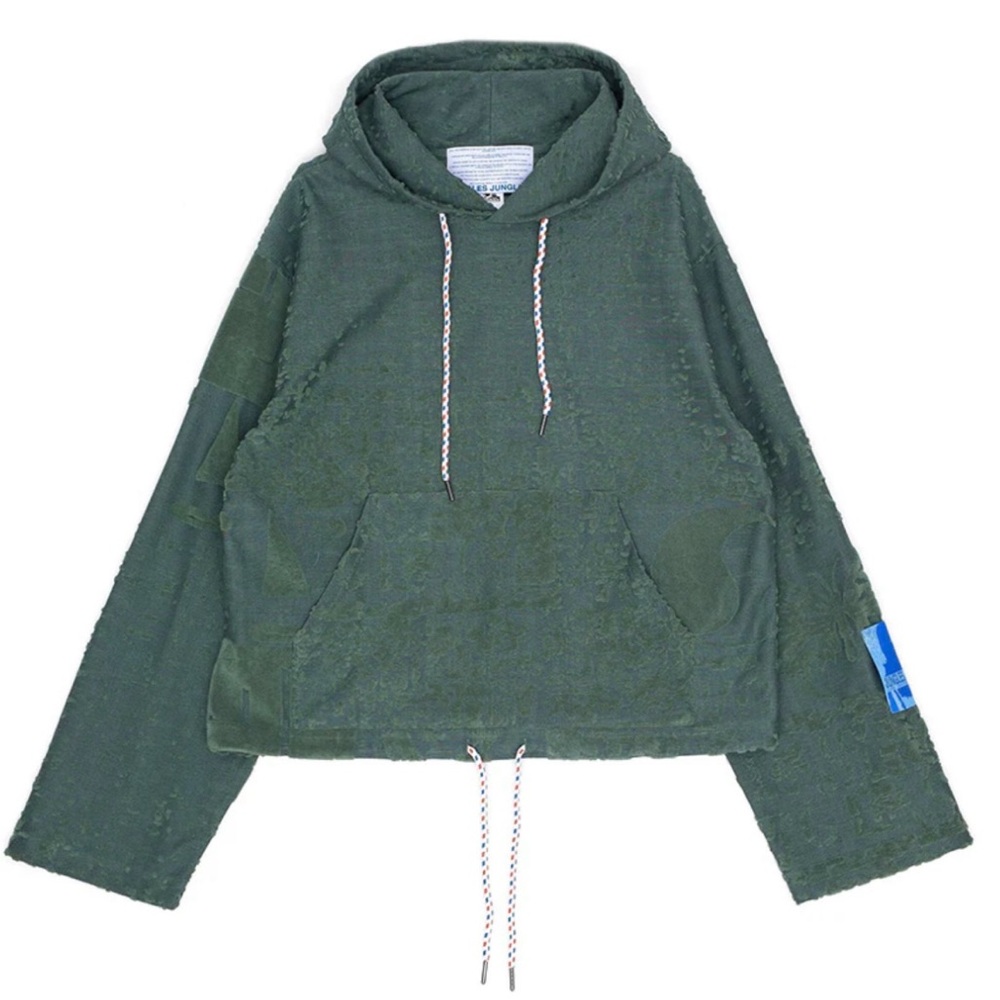Green Fuzzy Hoodie